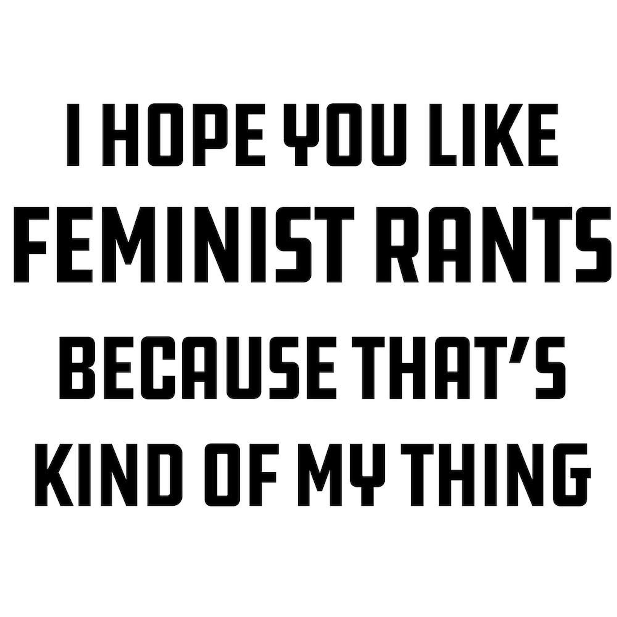 Feminist Rants 15oz Ceramic Coffee Mug - 444ml Inspirational Women's Rights Mug for Office, Home & Gifts - Perfect for Tea, Hot Chocolate & Morning Coffee