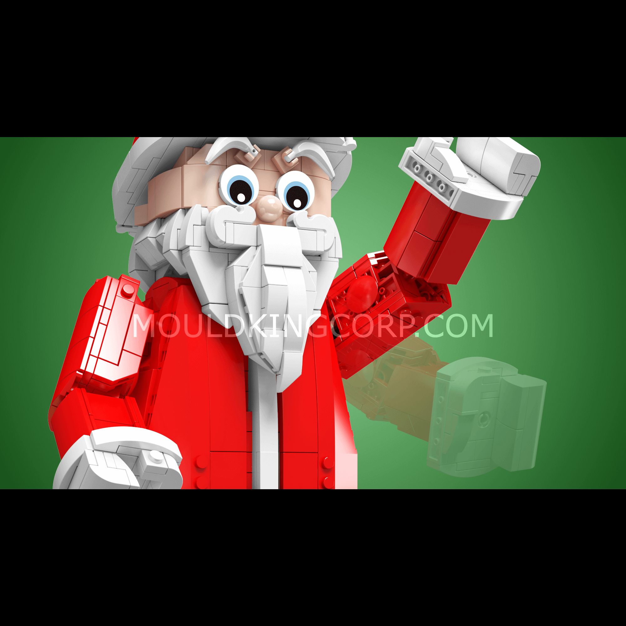 Mould King 10072 Gifted Santa Claus Christmas Building Blocks Toy Set - 2087 Pieces | Holiday Gift for Kids, Adults & Collectors | Perfect for Christmas Decorations & Winter Themed Displays