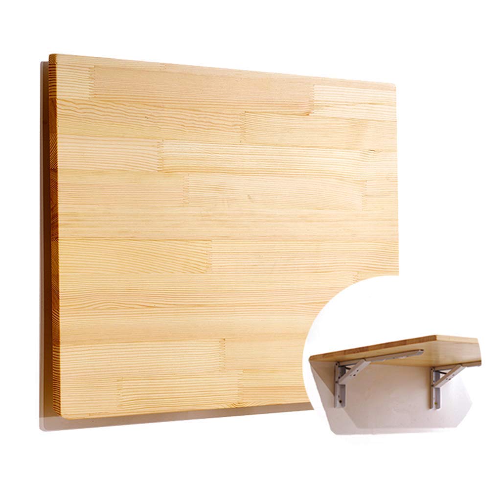 Foldable Wall-Mounted Wooden Dining Table - Space Saving Kitchen Workbench, Laundry Table & Laptop Desk | Stable & Sturdy Wall Table for Small Kitchens, Laundry Rooms, Restaurants & Home Offices | Perfect for Dining, Working & Space Optimization