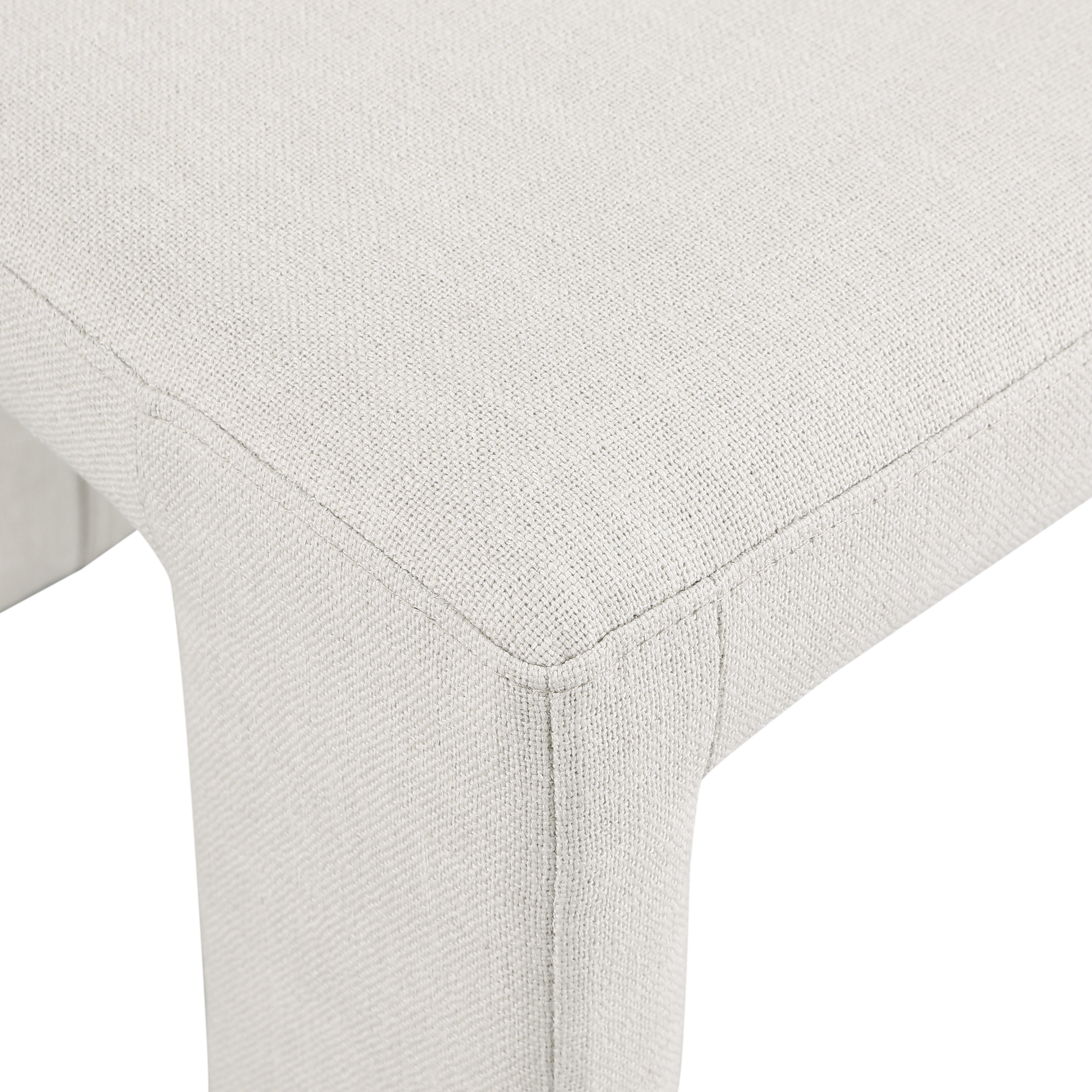 Benson Linen Textured Fabric Dining Chair - Modern Farmhouse Style Upholstered Seat for Kitchen, Dining Room & Home Decor | Comfortable & Durable