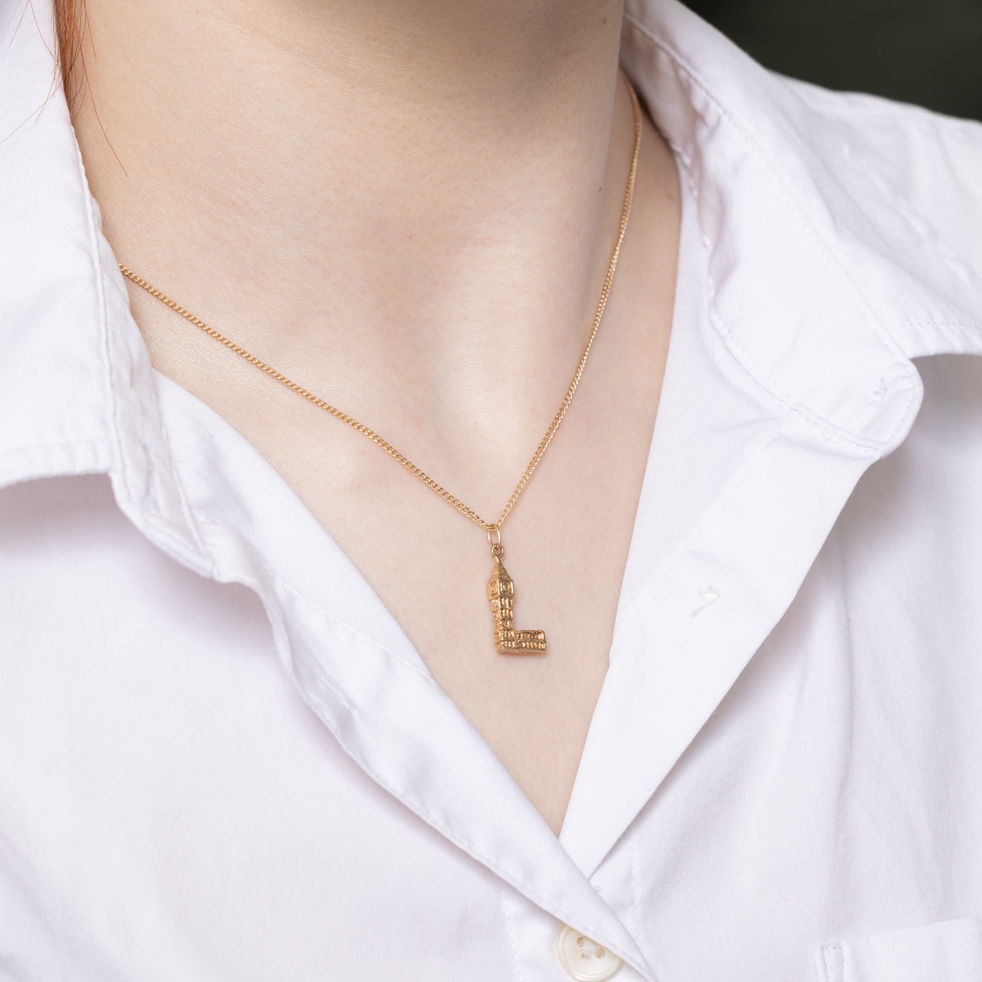 9K Yellow Gold Big Ben Charm Pendant - London Souvenir Jewelry for Necklace - Perfect Gift for Travel Lovers & UK Enthusiasts