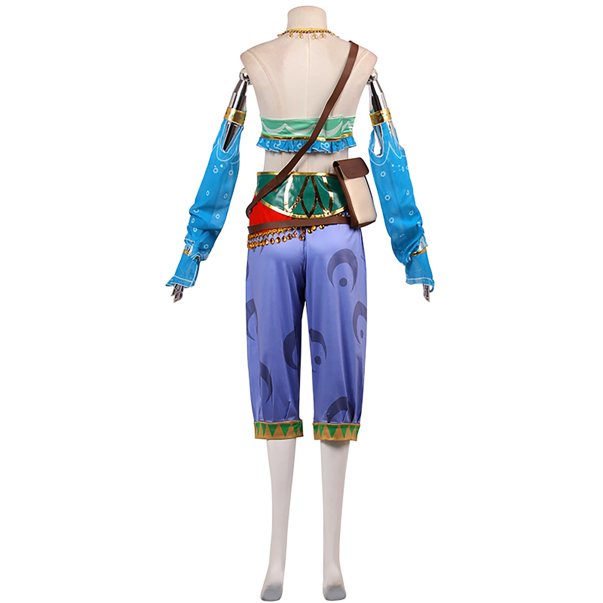 Anime Women's Gerudo Link Cosplay Costume Outfit - Breath of the Wild Halloween Cosplay, Party & Convention Costume for Zelda Fans