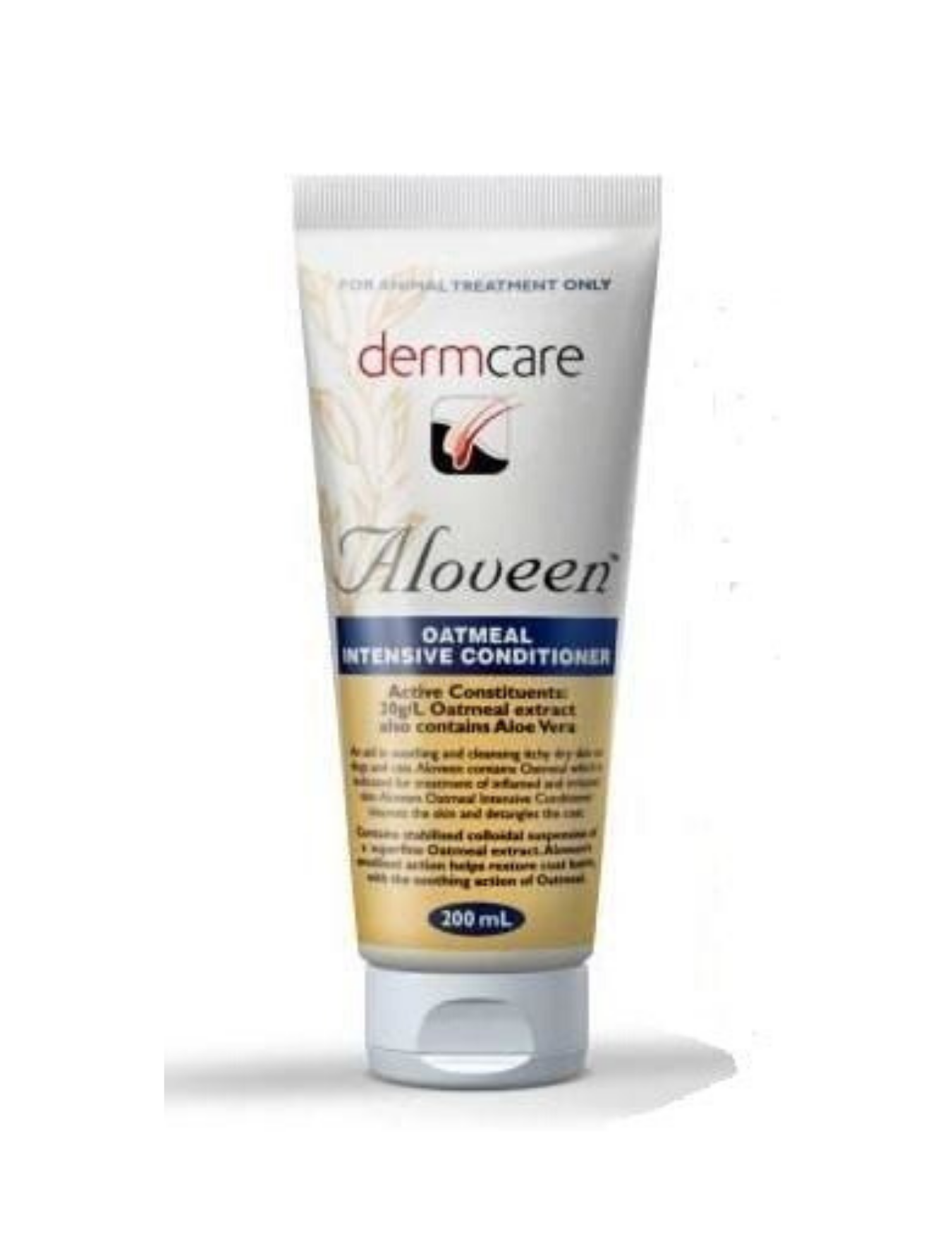 Dermcare Aloveen Oatmeal Dog Conditioner for Sensitive Skin - 200ml & 500ml - Soothes Itchy & Dry Coat - Perfect for Bathing & Grooming Pets at Home