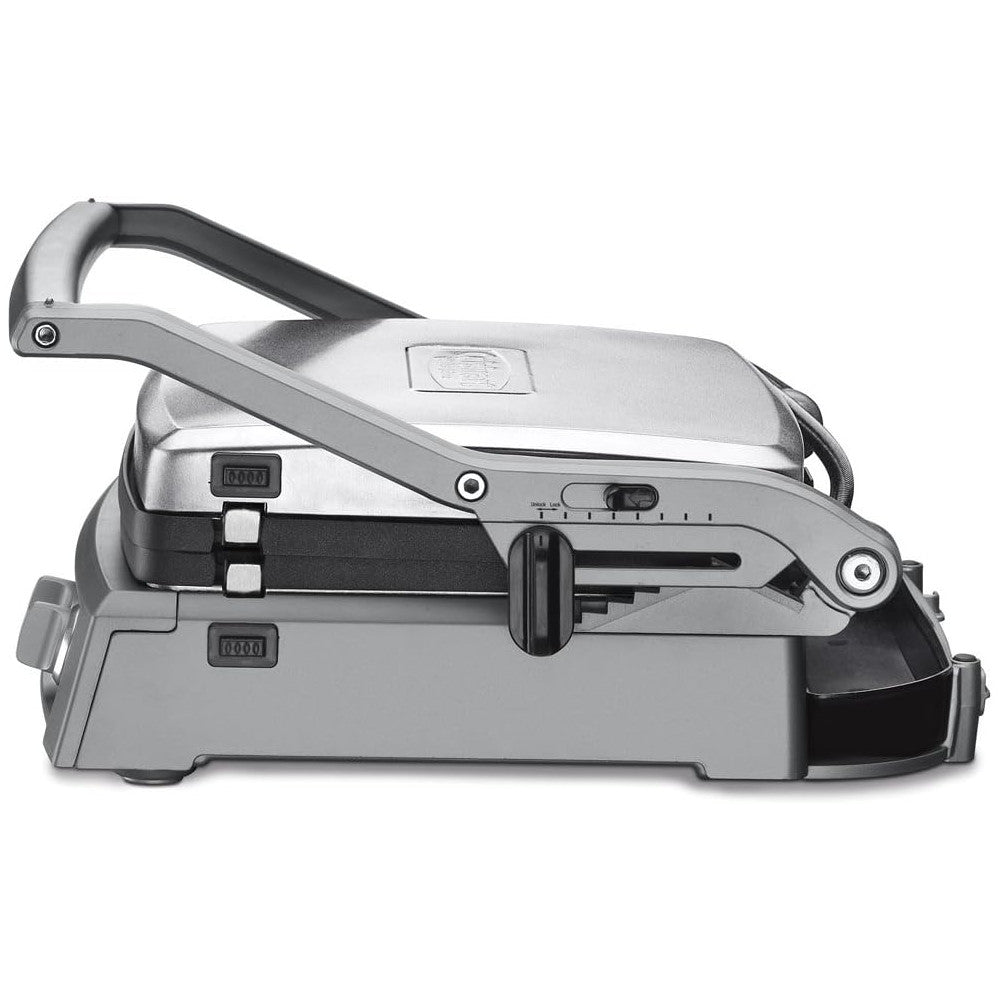 Cuisinart GR150C Griddler Deluxe - 5-in-1 Electric Indoor Grill, Panini Press & Griddle - Perfect for Sandwiches, Burgers & Breakfast Cooking at Home