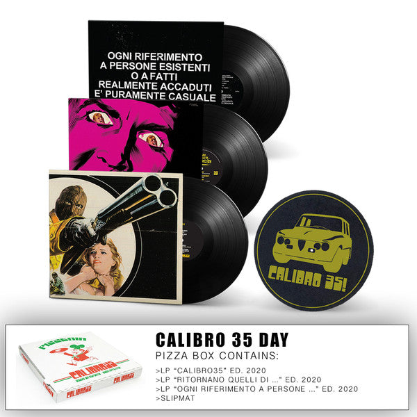 Calibro 35 Pizza Box Vinyl Record - Limited Edition Day Record Kicks Release | Perfect for Vinyl Collectors & Italian Music Lovers