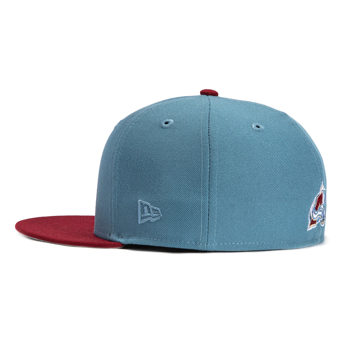 New Era 59Fifty Mascot Colorado Avalanche Bernie Hat - Indigo & Cardinal - Official NHL Licensed Snapback Cap for Men & Women - Perfect for Hockey Games, Fan Gear & Streetwear Fashion
