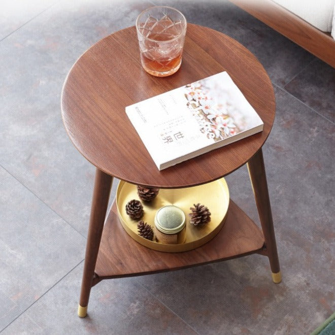 Premium Black Walnut Solid Wood Edge Table - Handcrafted Dining Table, Coffee Table or Side Table - Perfect for Modern Living Room, Dining Room & Office Decor