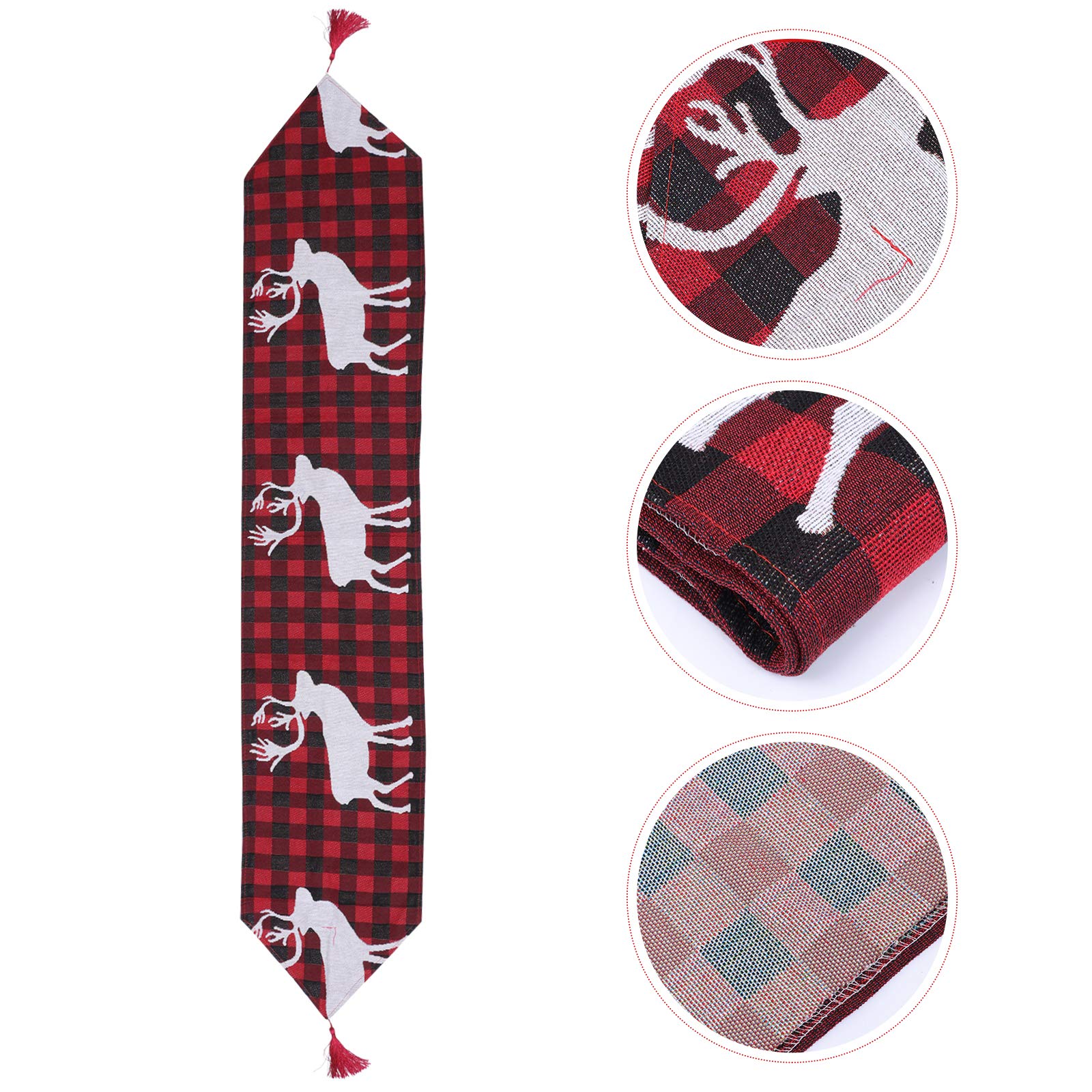 BESPORTBLE Nativity Christmas Table Runner - Rustic Polyester Cotton Table Decoration for Dining Table, Holiday Dinner Party | Perfect for Christmas Celebrations, Family Gatherings & Festive Home Decor