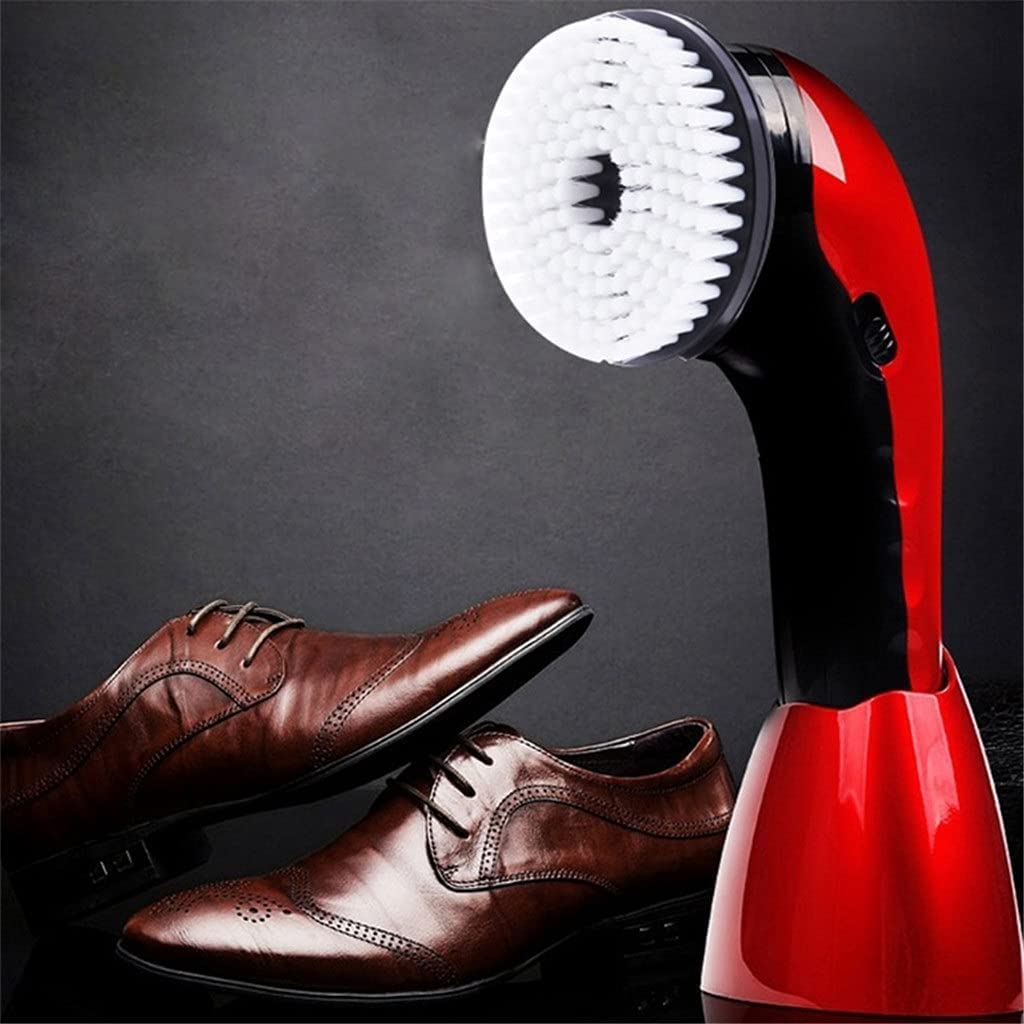 Electric Shoe Shine Kit - Portable Handheld Automatic Shoe Polisher for Shoes, Bags & Sofa | Quick & Easy Shoe Cleaning | Perfect for Home, Office & Travel (Color: A)