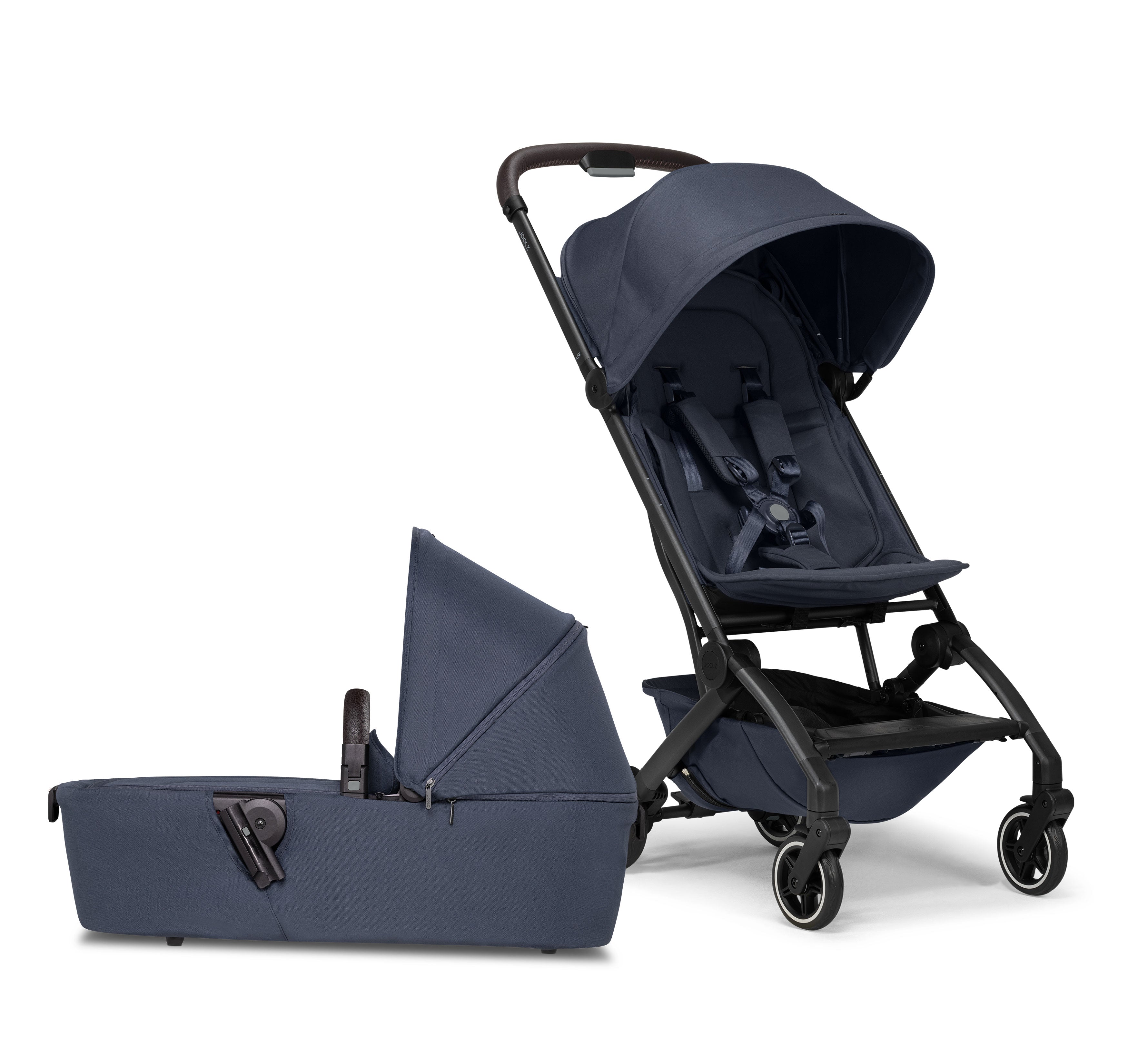 Joolz Aer+ Classic Lightweight Compact Travel Stroller with Bassinet - Perfect for Airplane, City Walks & Family Outings | Easy Fold Baby Stroller for Travel & Daily Use