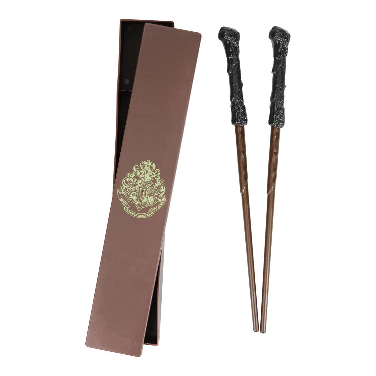 Paladone Harry Potter Wand Chopsticks Set - 2 Magic-Themed Chopsticks with Storage Case | Official Harry Potter Collectible Dinnerware | Perfect Gift for Potterheads - Great for Asian Cuisine, Themed Parties & Cosplay