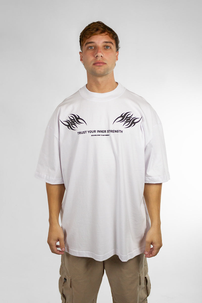 Perkins Men's White T-Shirt 602M2 - Comfortable Cotton Tee for Casual Wear, Gym & Everyday Outfits