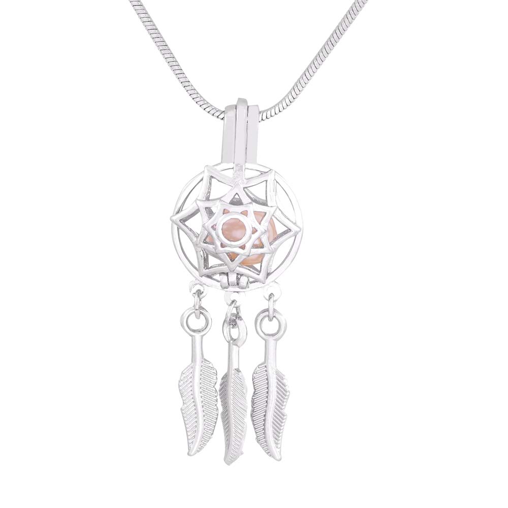 10PCS White Gold Plated Pearl Pendant Necklace for Women - Jewelry Making & Aromatherapy