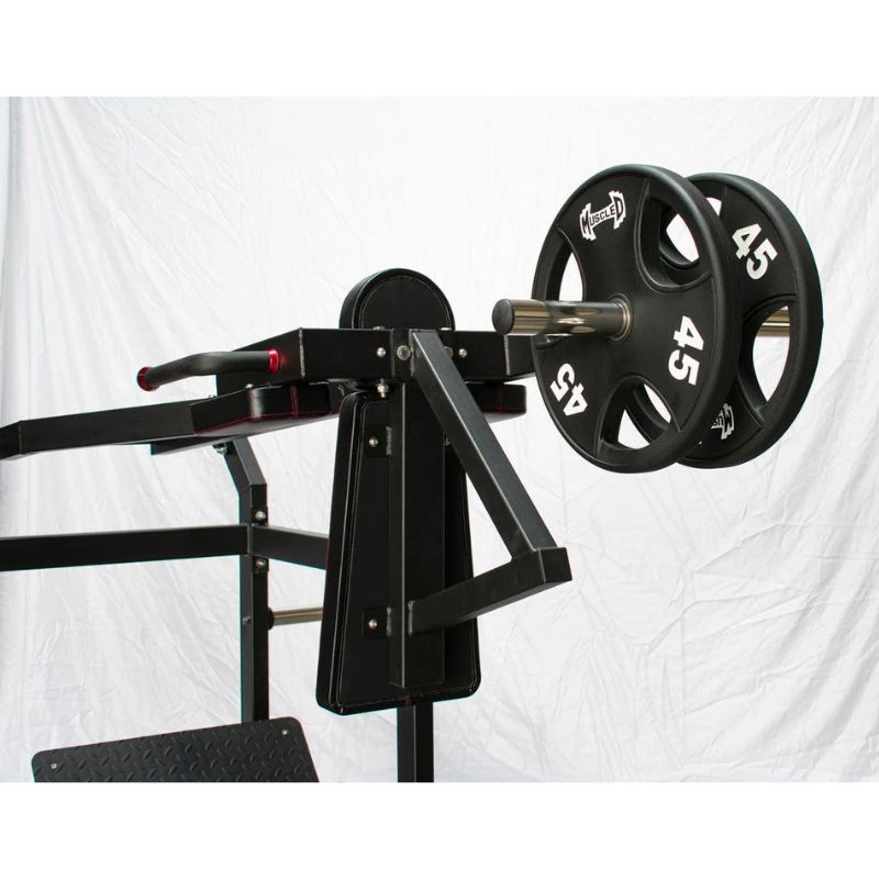 Muscle D Excel Pendulum Squat Machine - Professional Gym Equipment for Leg Workouts & Strength Training | Perfect for Home Gyms & Fitness Centers