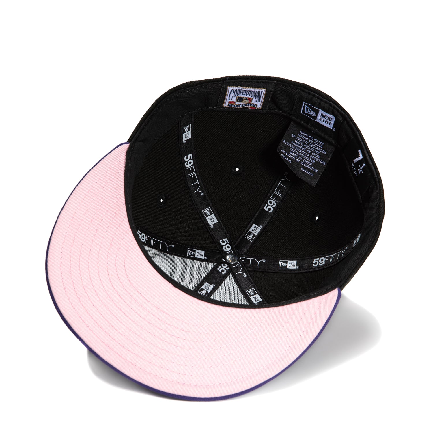 New Era 59Fifty Arizona Diamondbacks Inaugural Patch Word Hat - Black & Purple Snapback Cap for Baseball Fans & Streetwear Fashion | Perfect for Games, Collecting & Casual Wear