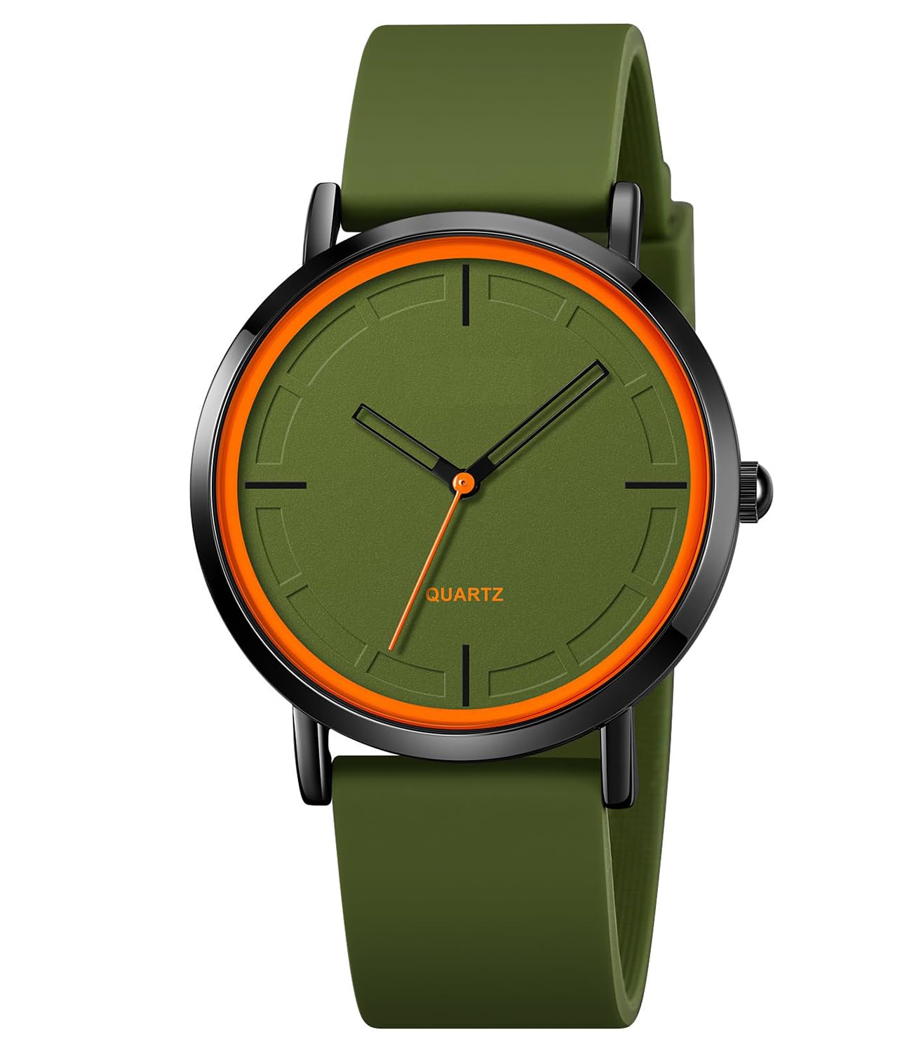 BESTKANG Fashion Analog Quartz Watch - Waterproof Silicone Strap Unisex Sports Watch for Men & Women | Perfect for Running, Swimming & Outdoor Activities