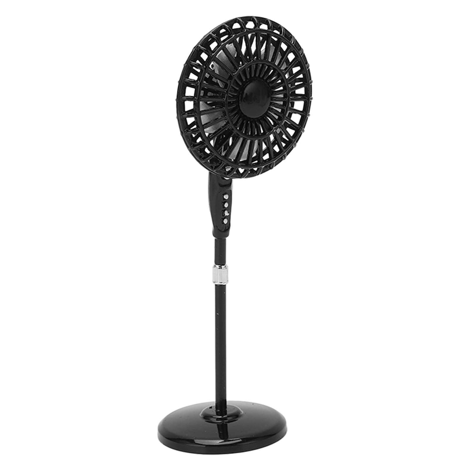 1:12 Scale Dollhouse Stand Fan & Baseboard Fan - Retro Style Miniature Fan for Dollhouse Interior Design | Perfect for Victorian, Vintage & DIY Dollhouse Decor
