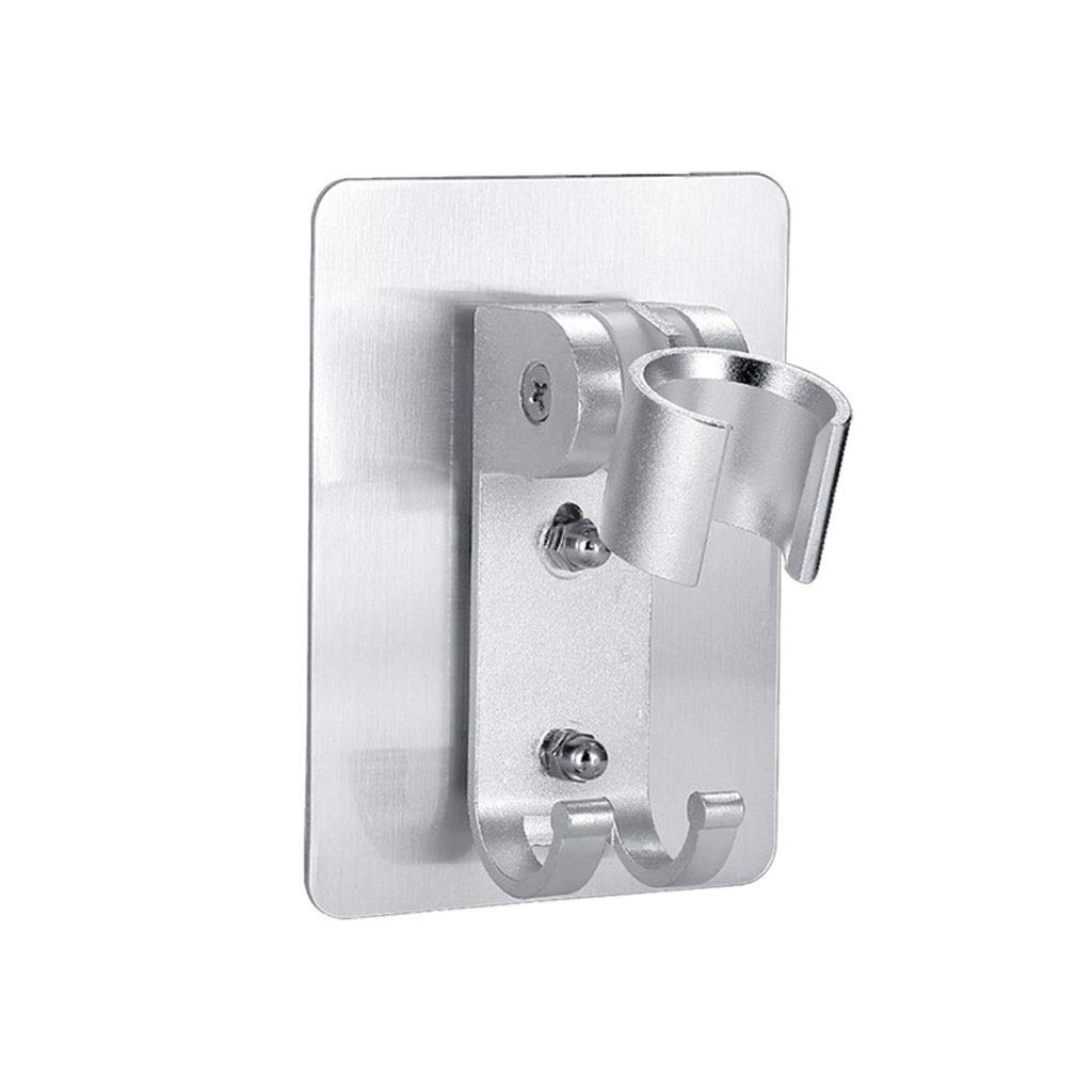 Chrome Plated Wall Mounted Shower Head Holder - Adjustable ABS Showerhead Bracket for Bathroom, Shower Stall & Bathtub - Perfect for Home, Hotel & Spa Use