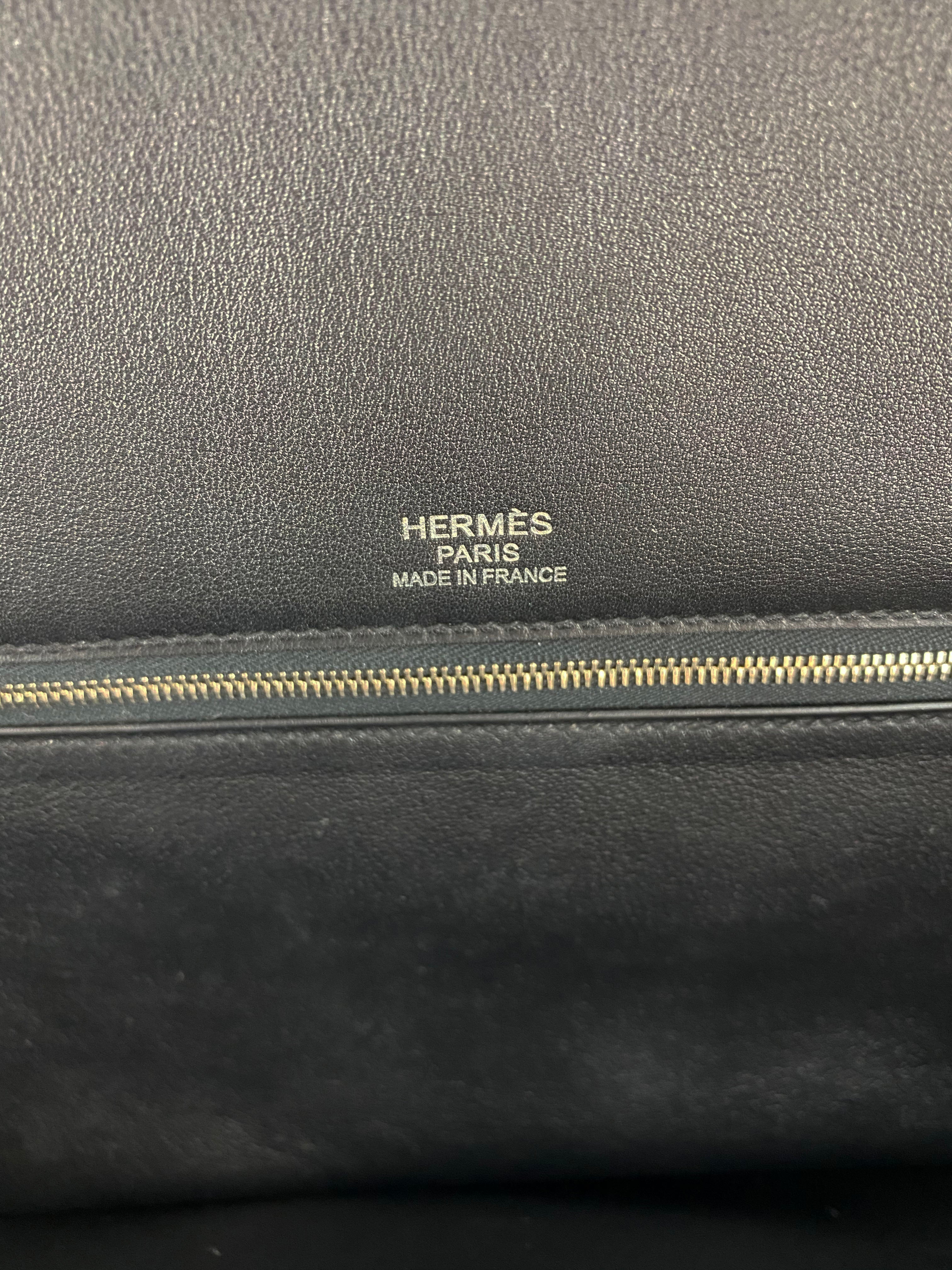 Authentic Hermes Birkin 35 Black Swift Leather & Toile Criss Cross Bag - Luxury Handbag for Women, Perfect for Work, Travel & Special Occasions