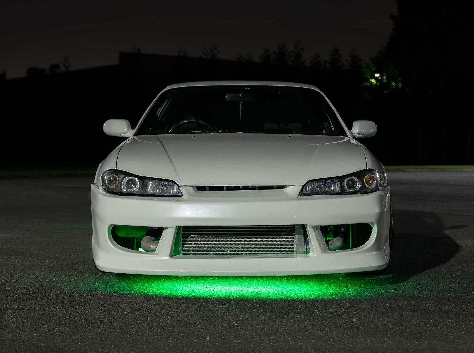 Green LED Flexible Slimline Car Underbody Lighting Kit - Waterproof Neon Glow Lights for Cars, Trucks & Motorcycles - Perfect for Night Driving, Car Shows & Customization