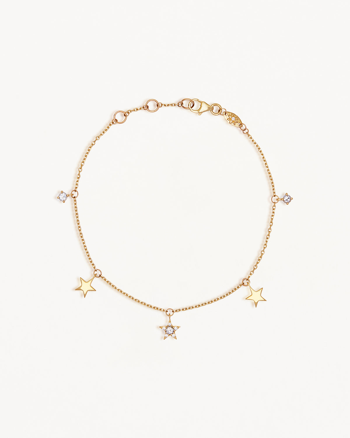 9K Solid Gold Stargazer Lab-Grown Diamond Bracelet for Women - Elegant Everyday Jewelry & Special Occasion Gift