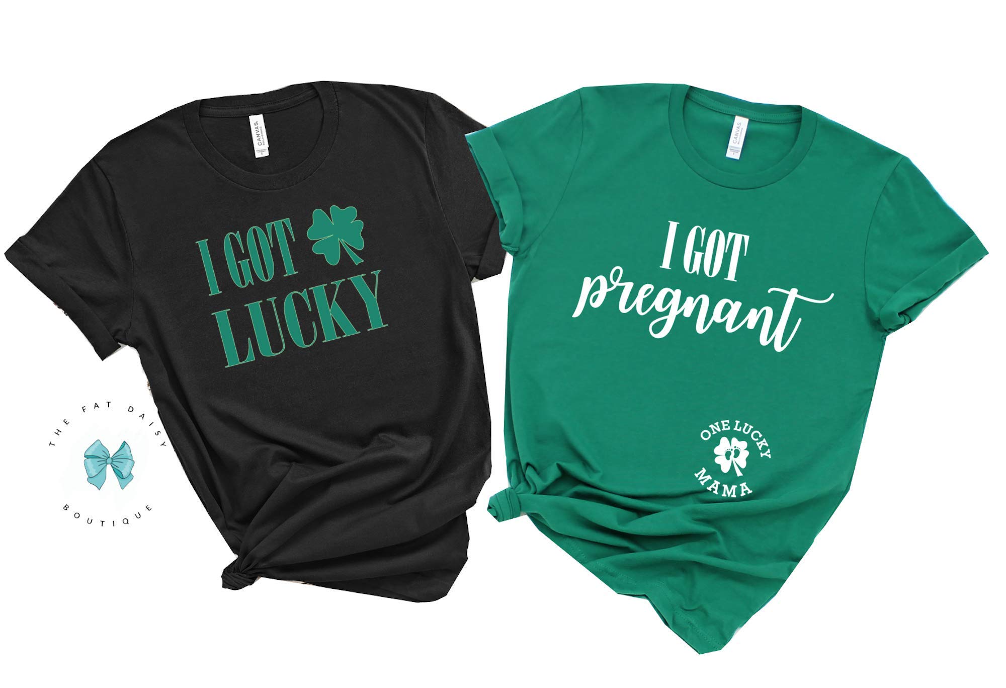 St. Patrick's Day Baby Announcement Shirt - Maternity Pregnancy Reveal T-Shirt for New Moms - Cute St. Paddy's Gift for Husband & Grandparents (1VPR324) - Perfect for Gender Reveal Parties & Holiday Photos