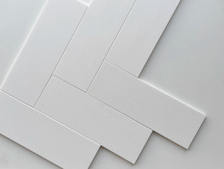 Premium White Thassos Marble 4x12 Subway Tile - Classic Kitchen Backsplash & Bathroom Wall Tile for Modern Home Renovation