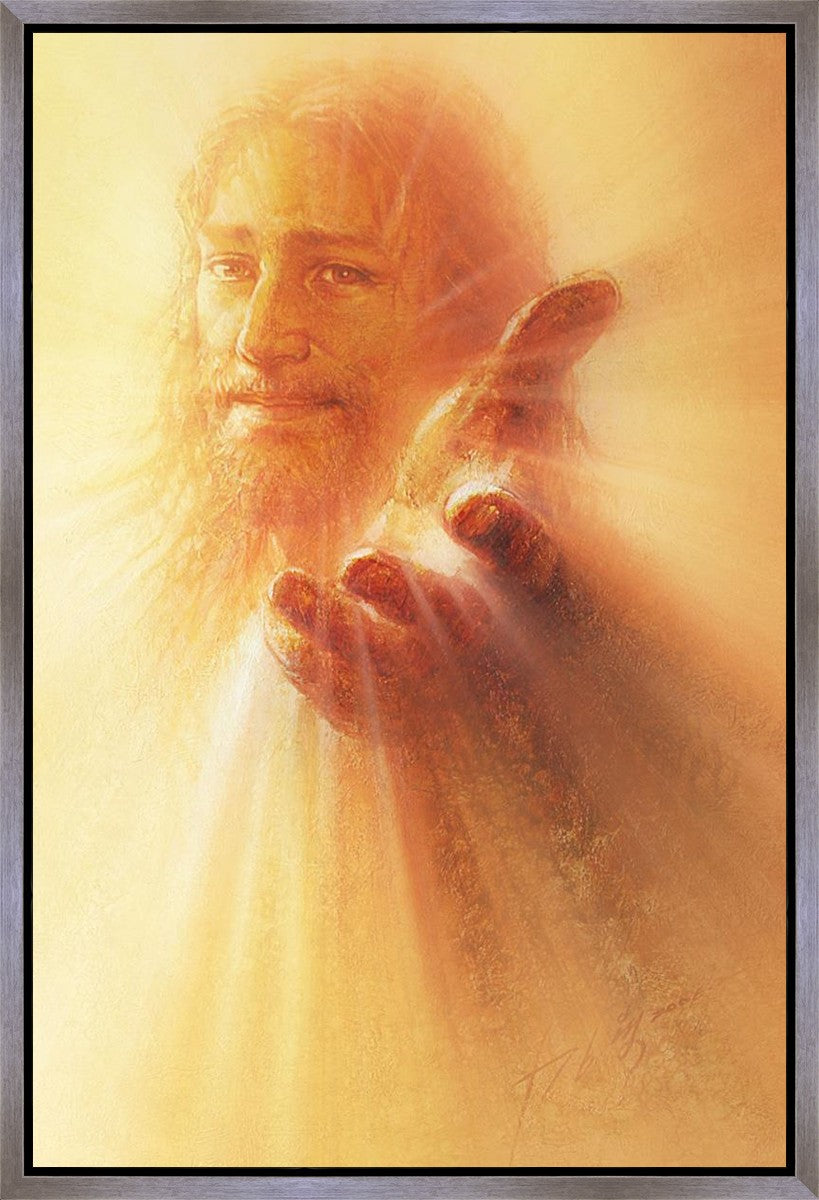 His Hand is Stretched Out Still - Inspirational Christian Wall Art Canvas Print - Perfect for Home Decor, Church, or Office Inspiration