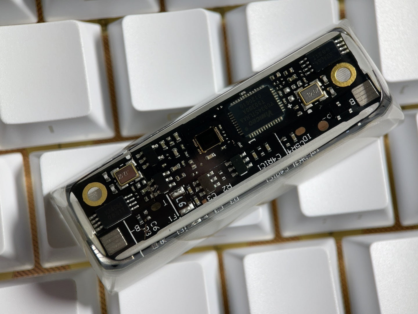 Custom 2.75U Right Shift Circuit Board Keycap - Resin Encapsulated Mechanical Keyboard Key for Gaming & Typing - Perfect for PC, Mac & Custom Keyboard Enthusiasts