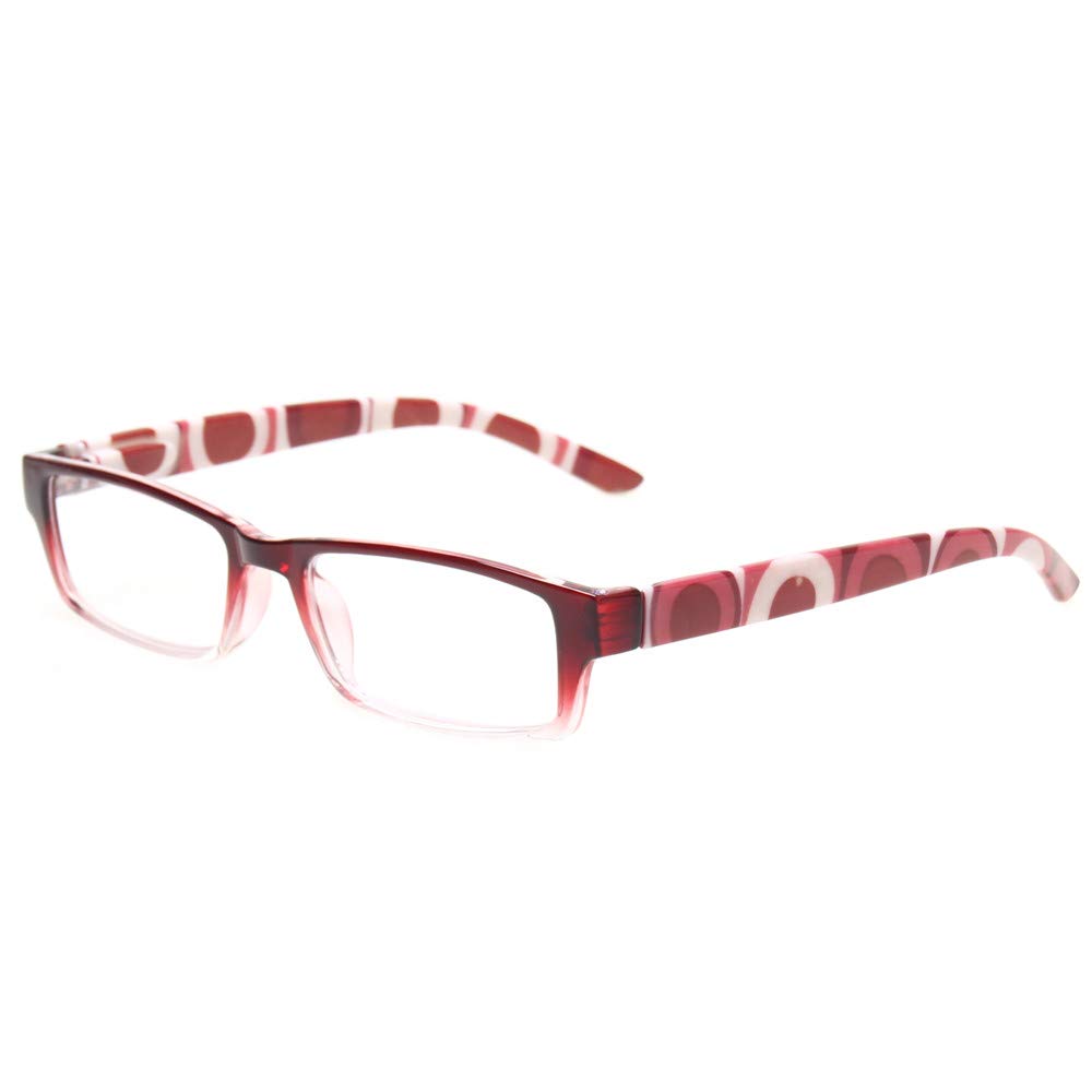 Kerecsen 4 Pack Reading Glasses for Women & Men - Lightweight Spring Hinge Readers with Clear Vision (1.0-3.5 Magnification) - Perfect for Reading, Working, and Computer Use