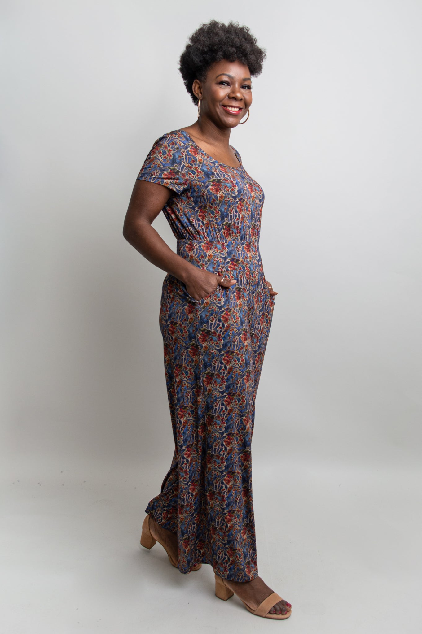 Jolin Jumpsuit - Shadow Dance Bamboo Fabric Women's Romper | Final Sale | Perfect for Summer Outings, Beach Vacations & Casual Wear