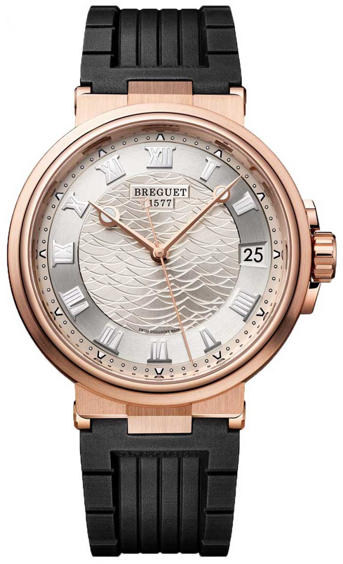 Breguet Marine 5517 18K Rose Gold Men's Luxury Watch - Automatic Movement, Water Resistant, Swiss Made - Perfect for Business, Formal Events & Luxury Collectors