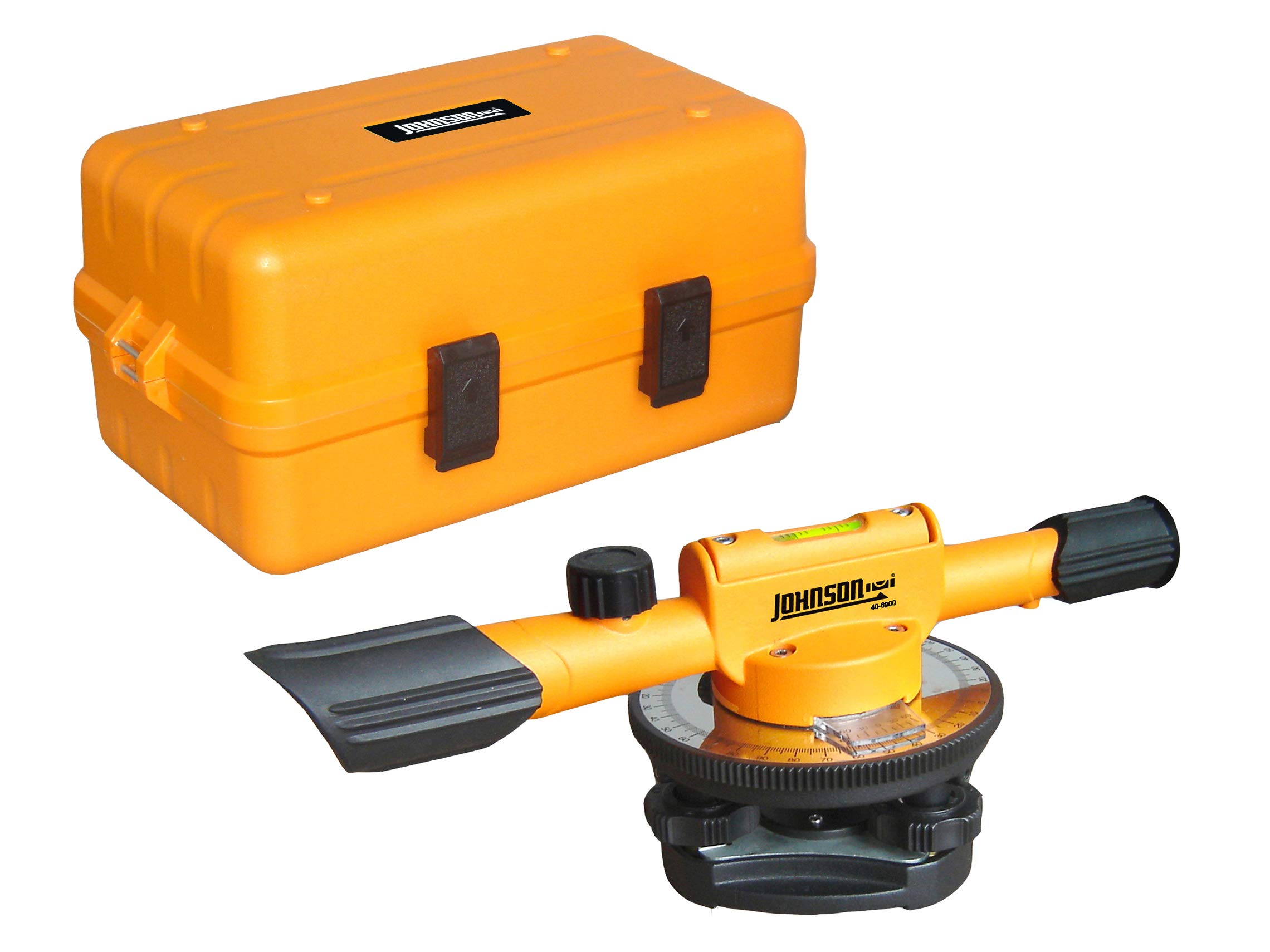 Johnson Level & Tool 40-6900 22X Builder's Level - High Precision Construction Leveling Tool, Orange, 1 Level - Perfect for Land Surveying, Foundation Work & DIY Home Projects