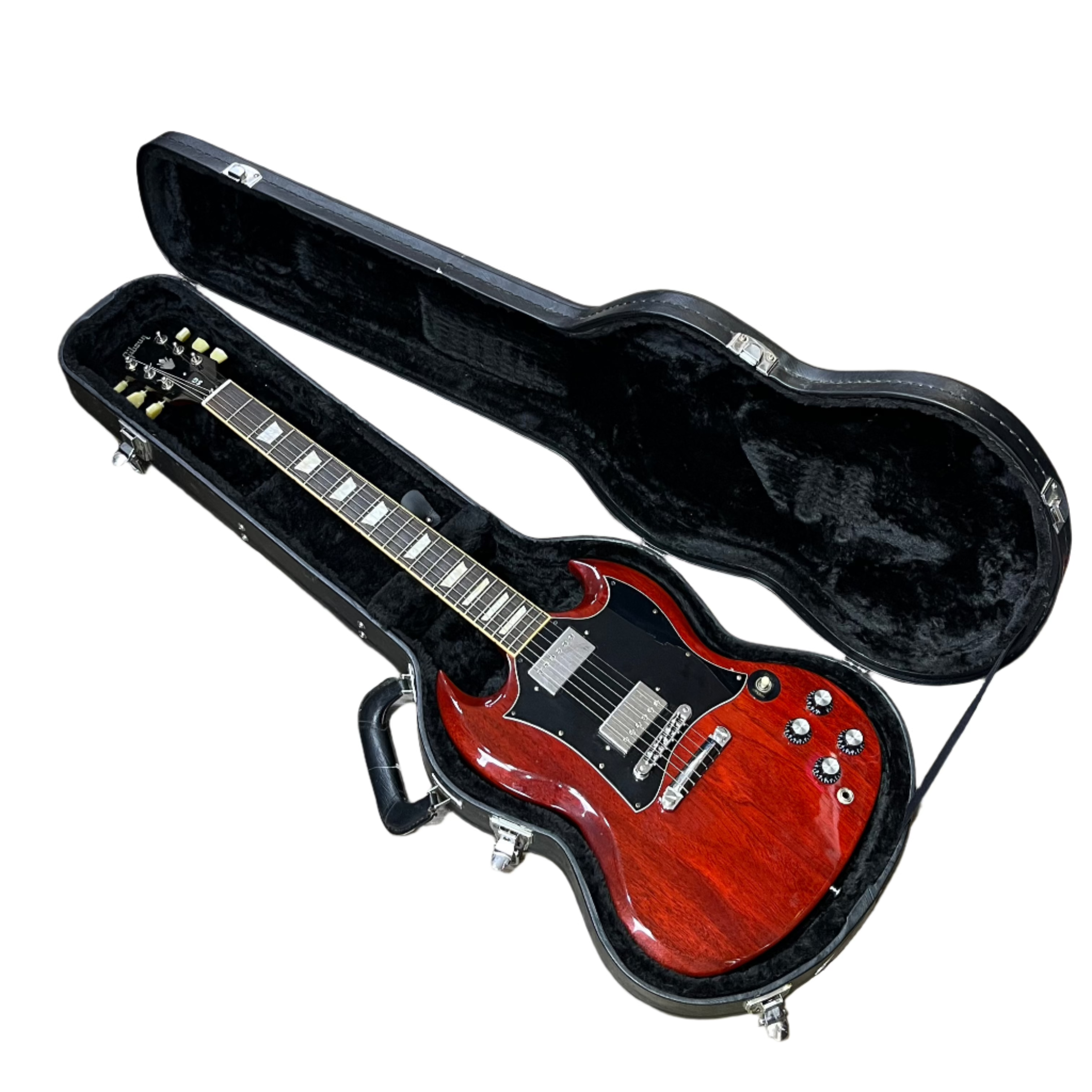 Gibson SG Sweetwater Solid Body Electric Guitar with Hard Case - Perfect for Rock, Blues & Live Performances