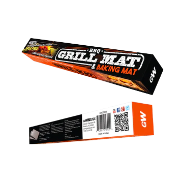 Non-Stick Reusable Grill and Baking Mats - 4 Pack Set for BBQ, Oven & Air Fryer - Perfect for Grilling, Roasting & Baking at Home or Outdoor Cooking