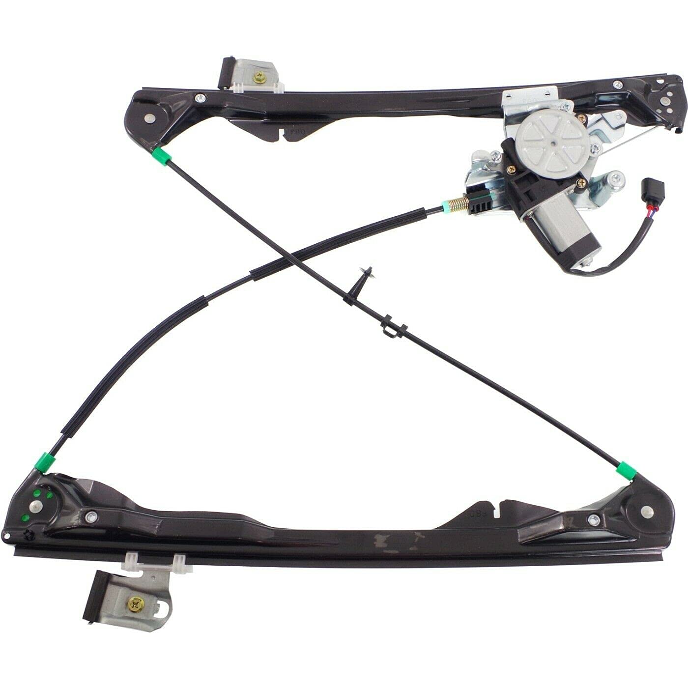 Car & Truck Window Regulator Replacement Set - Compatible with Door Window Lift Motor Assembly - Interior Accessories Part #202802-119 - Perfect for DIY Auto Repair & Maintenance