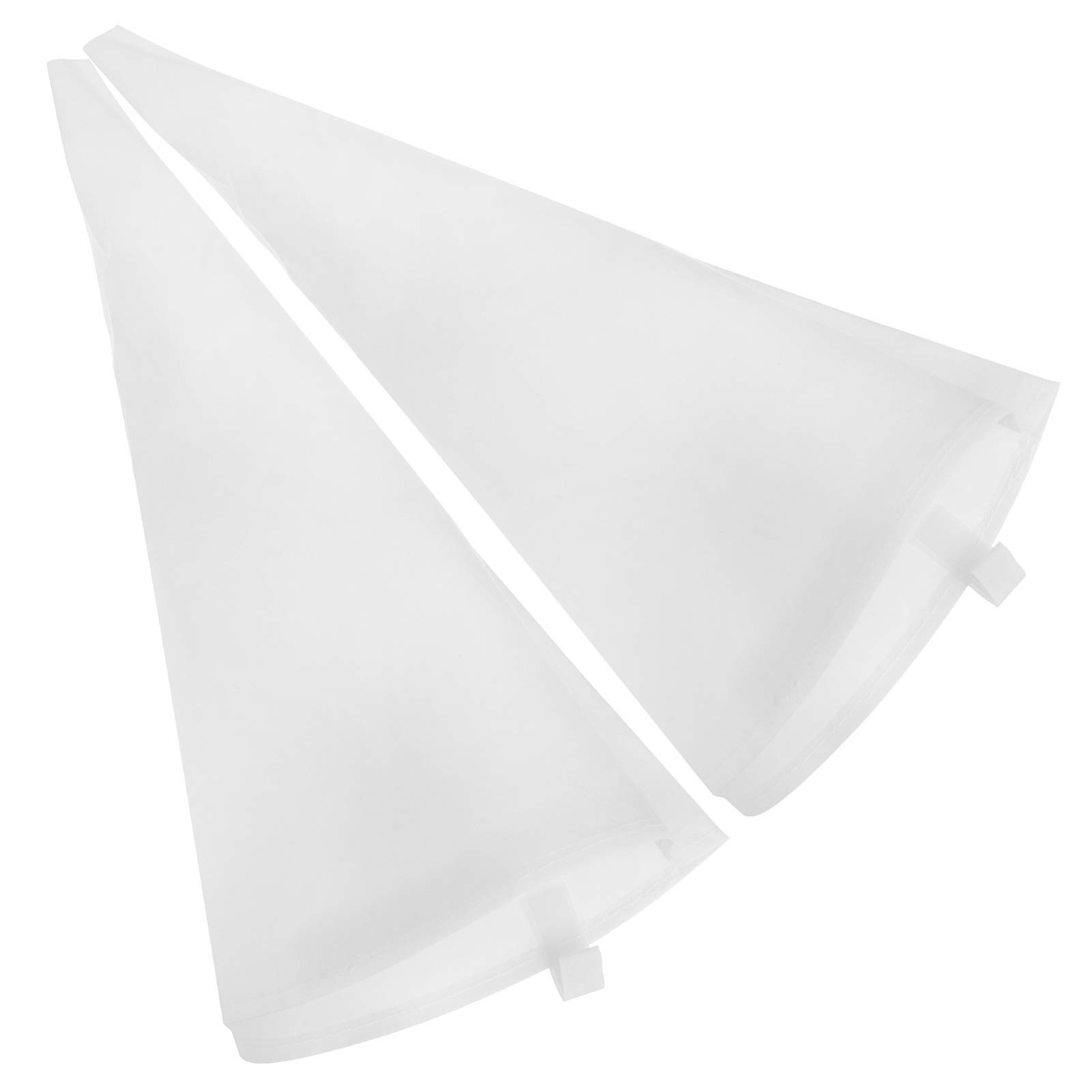 2 Pcs Reusable Pastry Bags for Cake Decorating - Icing Piping Bags with 3 Nozzle Tips - Professional Baking Tools for Cookies, Cupcakes & Desserts - Perfect for Home Bakers and DIY Cake Decorating