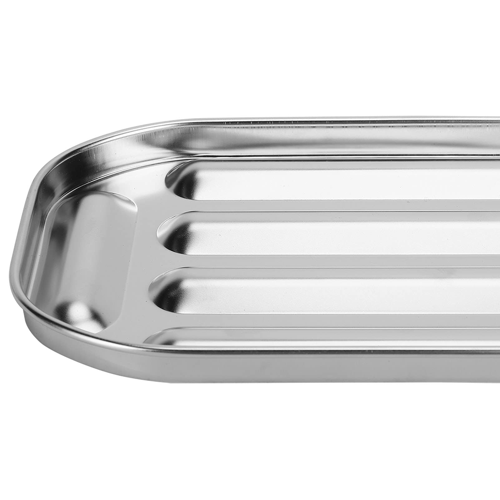 Non-Stick Sausage Mold - 6 Cavity Stainless Steel Baking Pan for Hot Dogs | Oven & Microwave Safe | Perfect for DIY Sausages, Burgers & Party Snacks