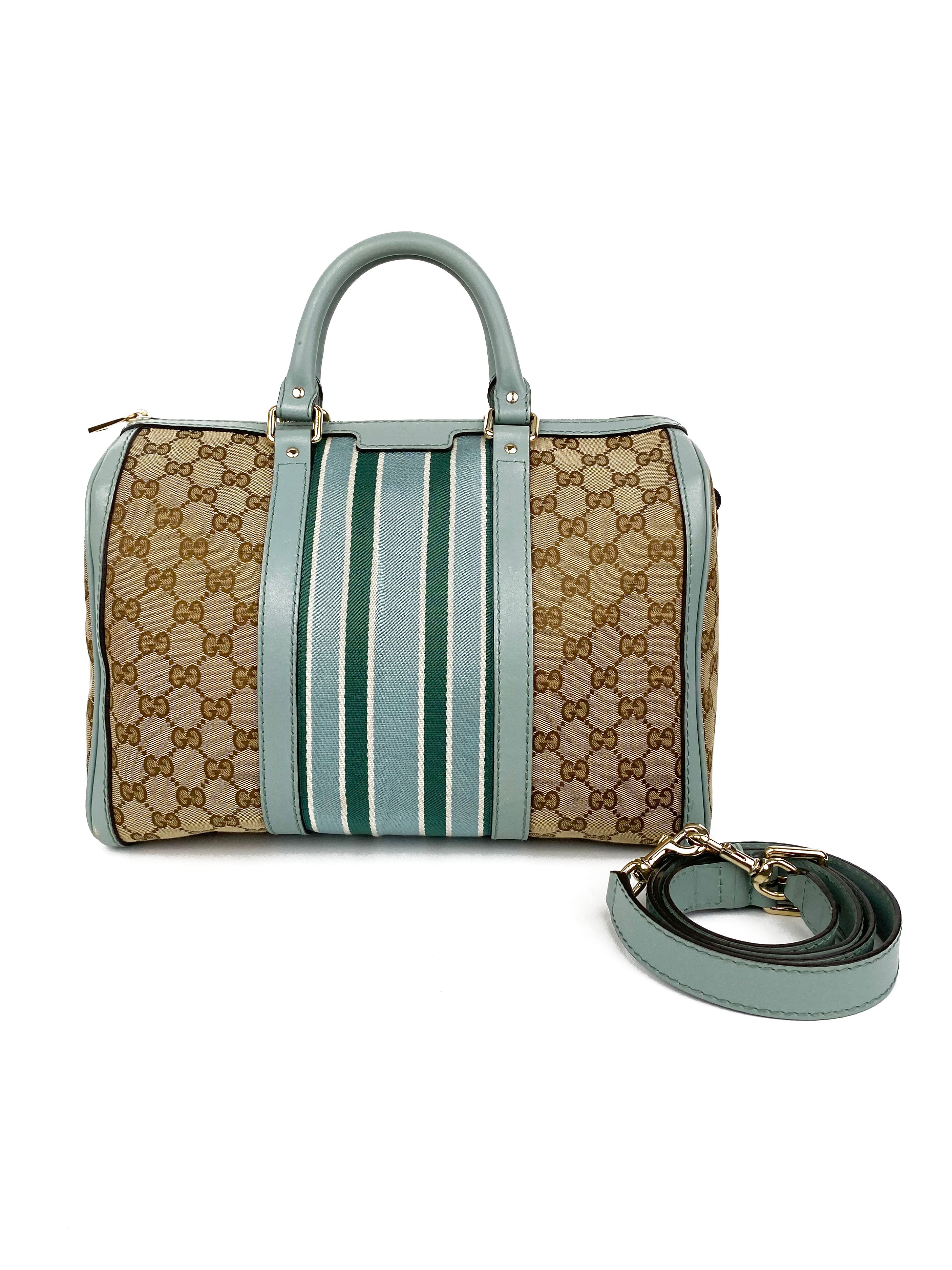 Vintage Gucci GG Monogram Medium Boston Bag - Luxury Designer Handbag for Women | Perfect for Work, Travel & Everyday Use