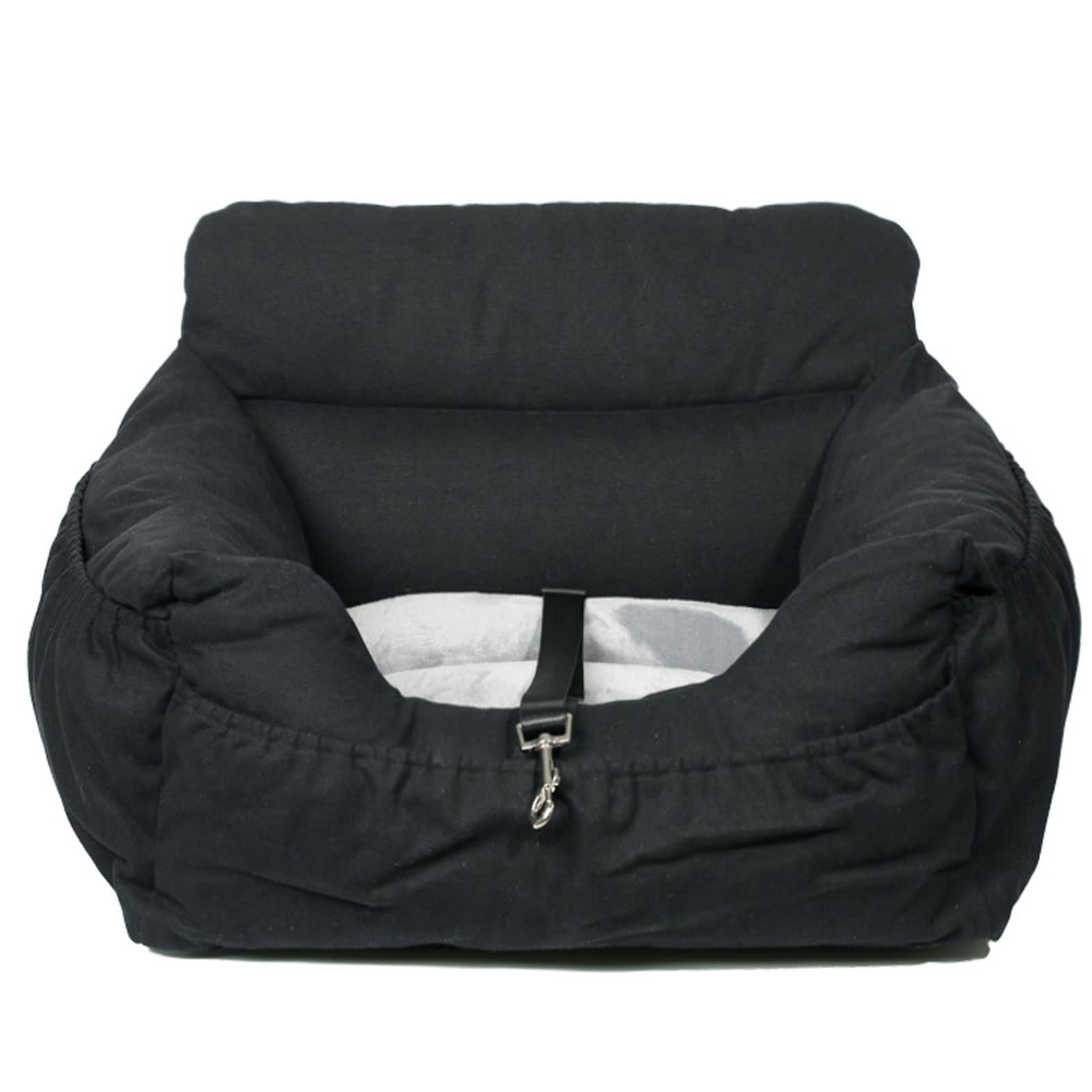Lebooa Dual-Purpose Dog Car Seat & Travel Bed - Removable Washable Small Dog Kennel for Cars - Universal Fit for All Vehicle Models - Perfect for Road Trips & Indoor Pet Comfort