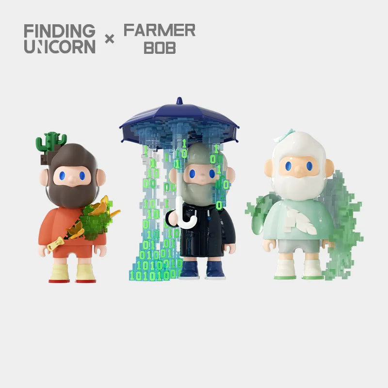 FARMER BOB Next Generation Pixel Universe Series Blind Box Collectible Toy Figures - Perfect for Anime Fans, Gift Giving & Home Decoration
