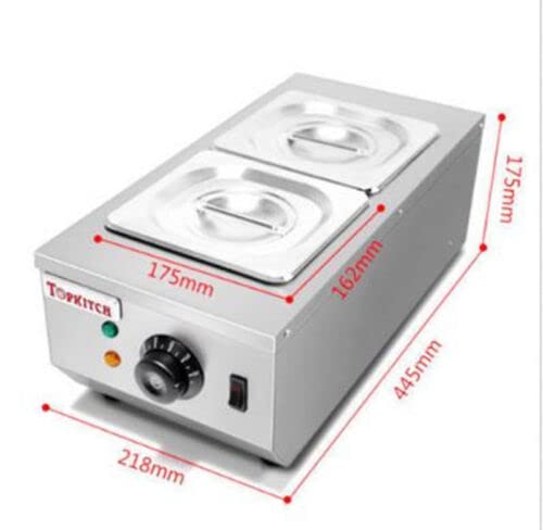 2-Tank Electric Chocolate Melter Machine with Water Heating System - 220V for Candy Making, Baking & Dessert Decoration - Perfect for Home, Bakery & Commercial Use