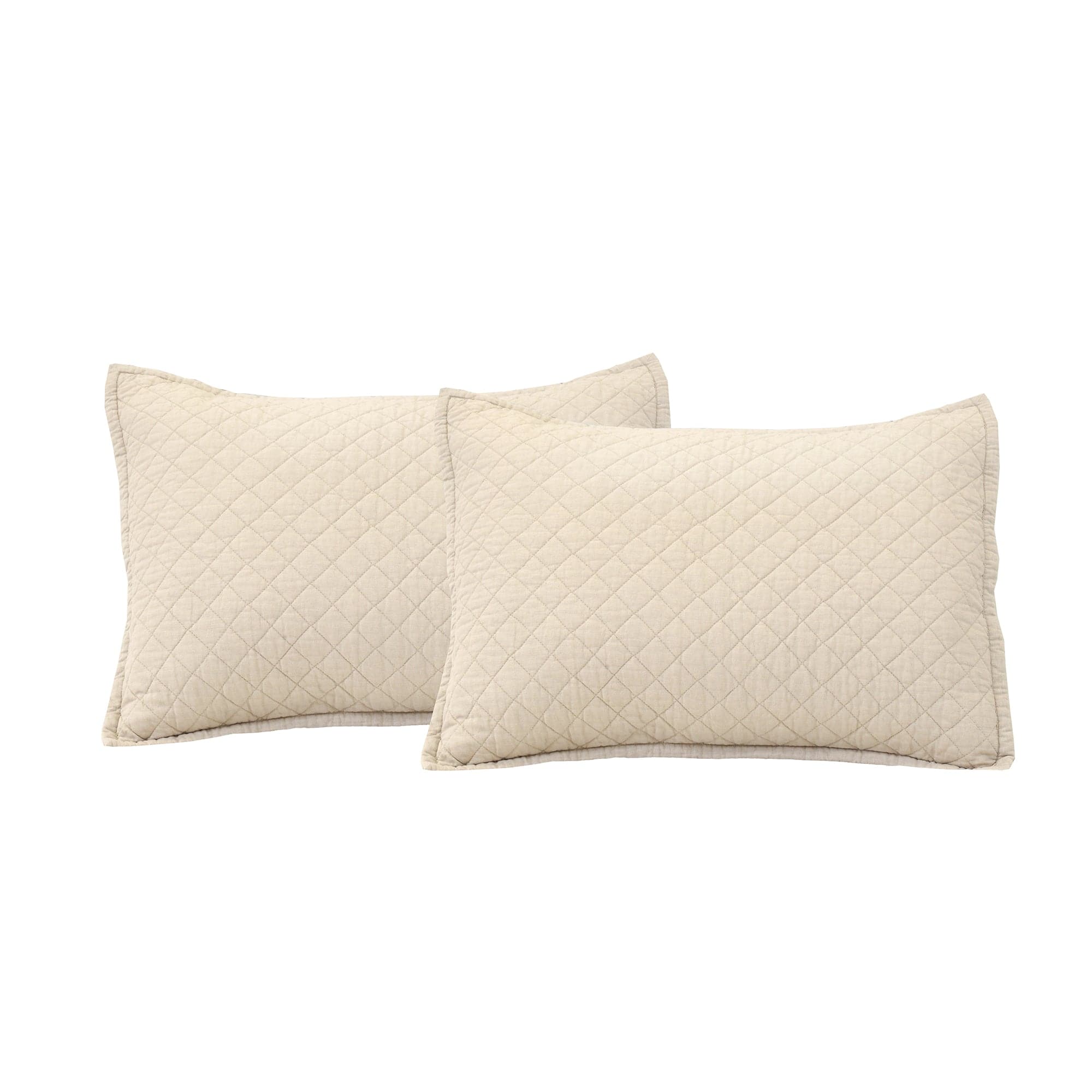 Premium Belgian Flax Linen & Cotton Blend 3-Piece Quilt Set - King/Queen Size - Soft Breathable Bedding for All Seasons - Perfect for Master Bedroom, Guest Room & Vacation Homes
