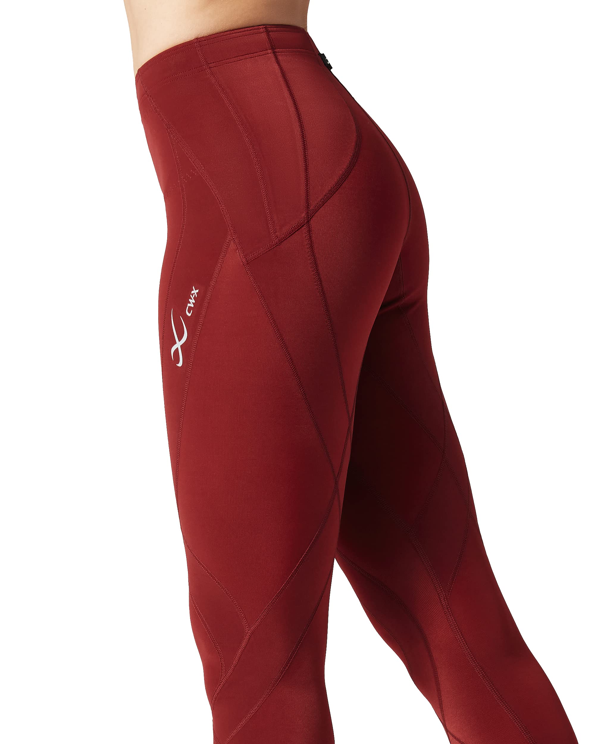 CW-X Women's Endurance Generator 3/4 Compression Tights - Joint & Muscle Support for Running, Cycling & Workouts - High-Performance Athletic Leggings for Active Women