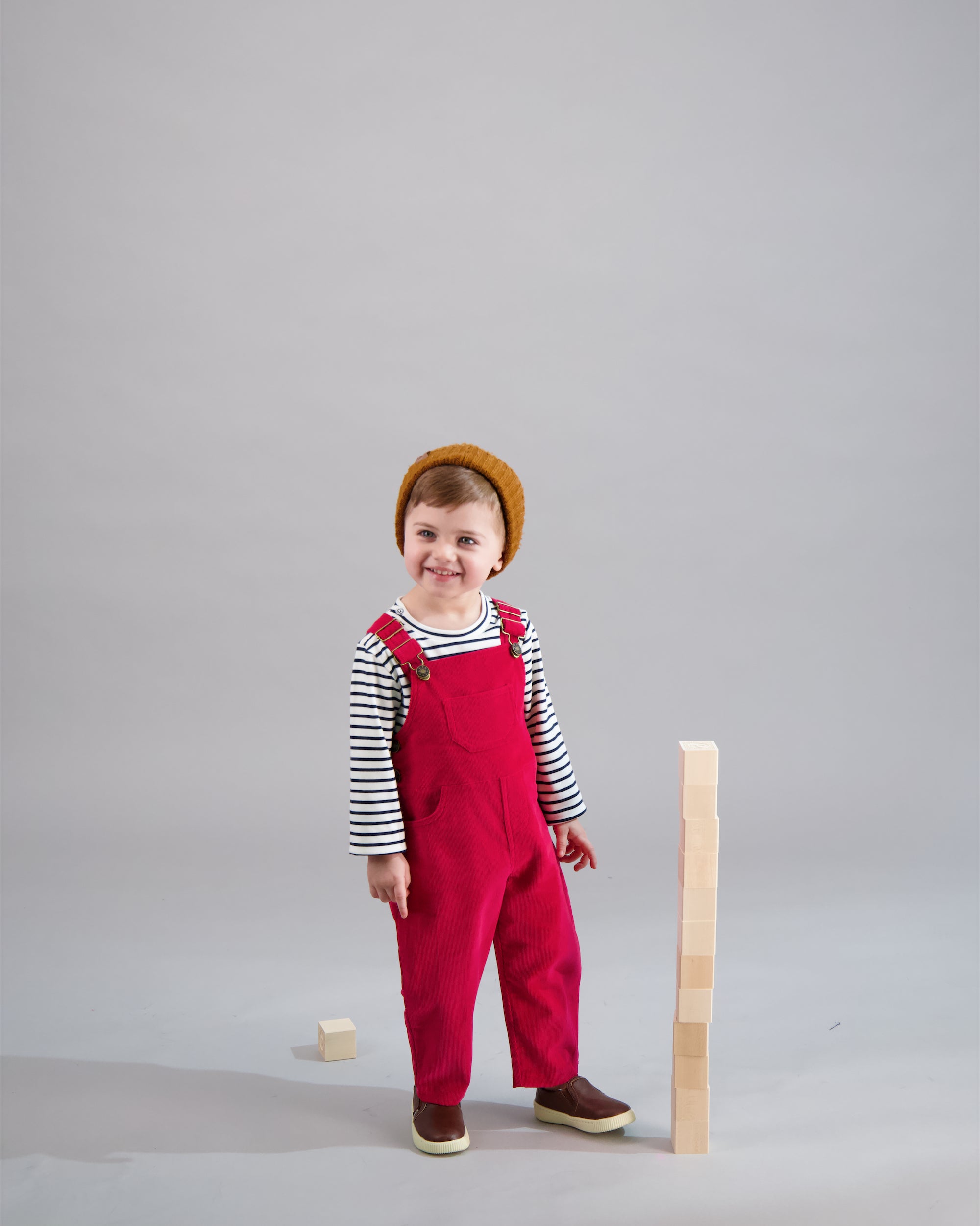 Henry Boys Button Shoulder Long Sleeve Tee - Breton Navy Stripe Shirt for Kids | Casual School Wear & Playdate Outfit