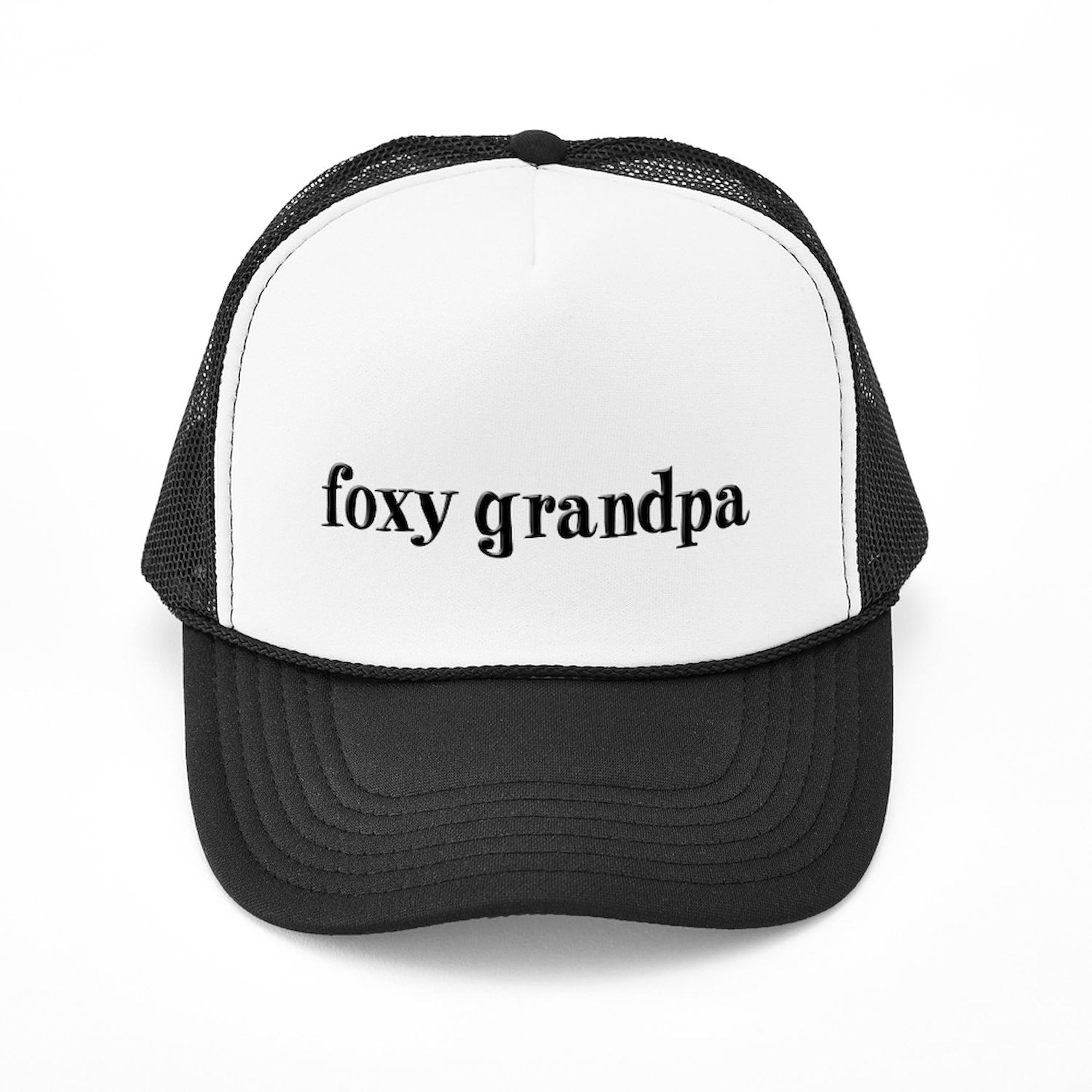 Foxy Gramps Adjustable Snapback Trucker Hat - Vintage Dad Cap for Casual Outfits & Outdoor Activities