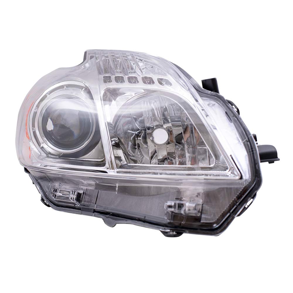 Brock Replacement Halogen Headlight Assembly Set - Left & Right - Compatible with 2012-2015 Toyota Prius - Perfect for Night Driving & Vehicle Restoration Projects