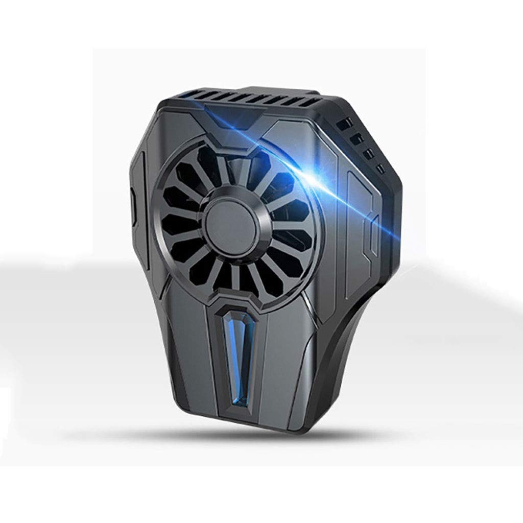 Universal Semiconductor Phone Cooler - USB Rechargeable Mobile Cooling Fan with Mute Technology for Gaming & Streaming | Phone Stand & Game Pad Holder | Perfect for iPhone, Android & Long Gaming Sessions