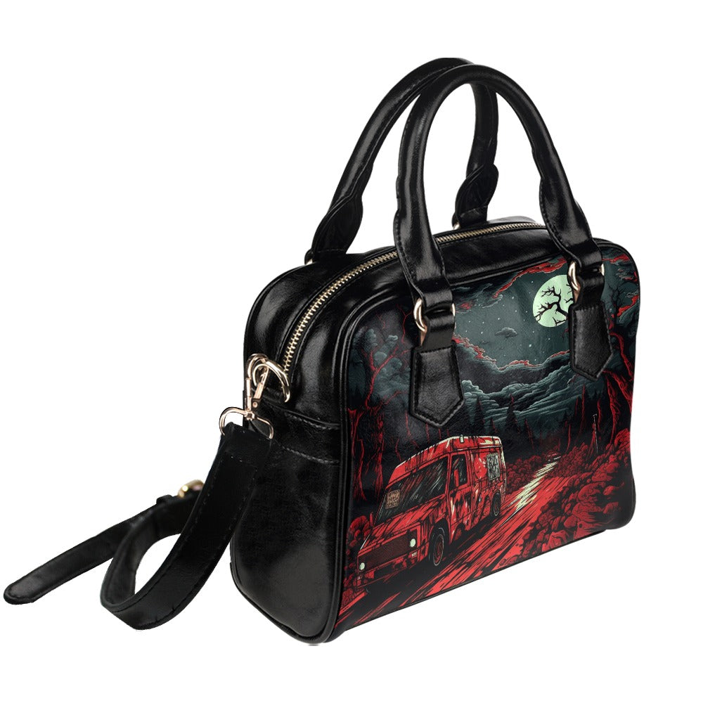 Stylish Midnight Drive Shoulder Handbag for Women - Trendy Crossbody Purse with Adjustable Strap, Perfect for Work, Travel & Evening Out