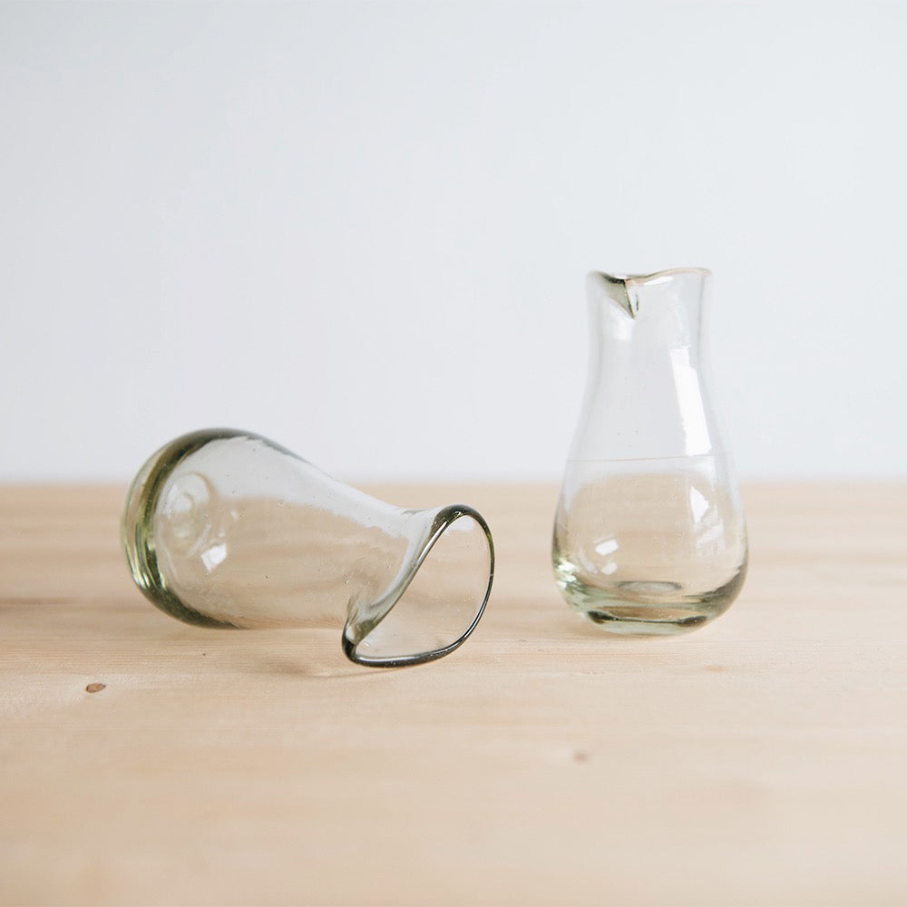 Small Glass Creamer Pitcher - Perfect for Coffee, Tea, and Milk Serving at Home or Restaurants